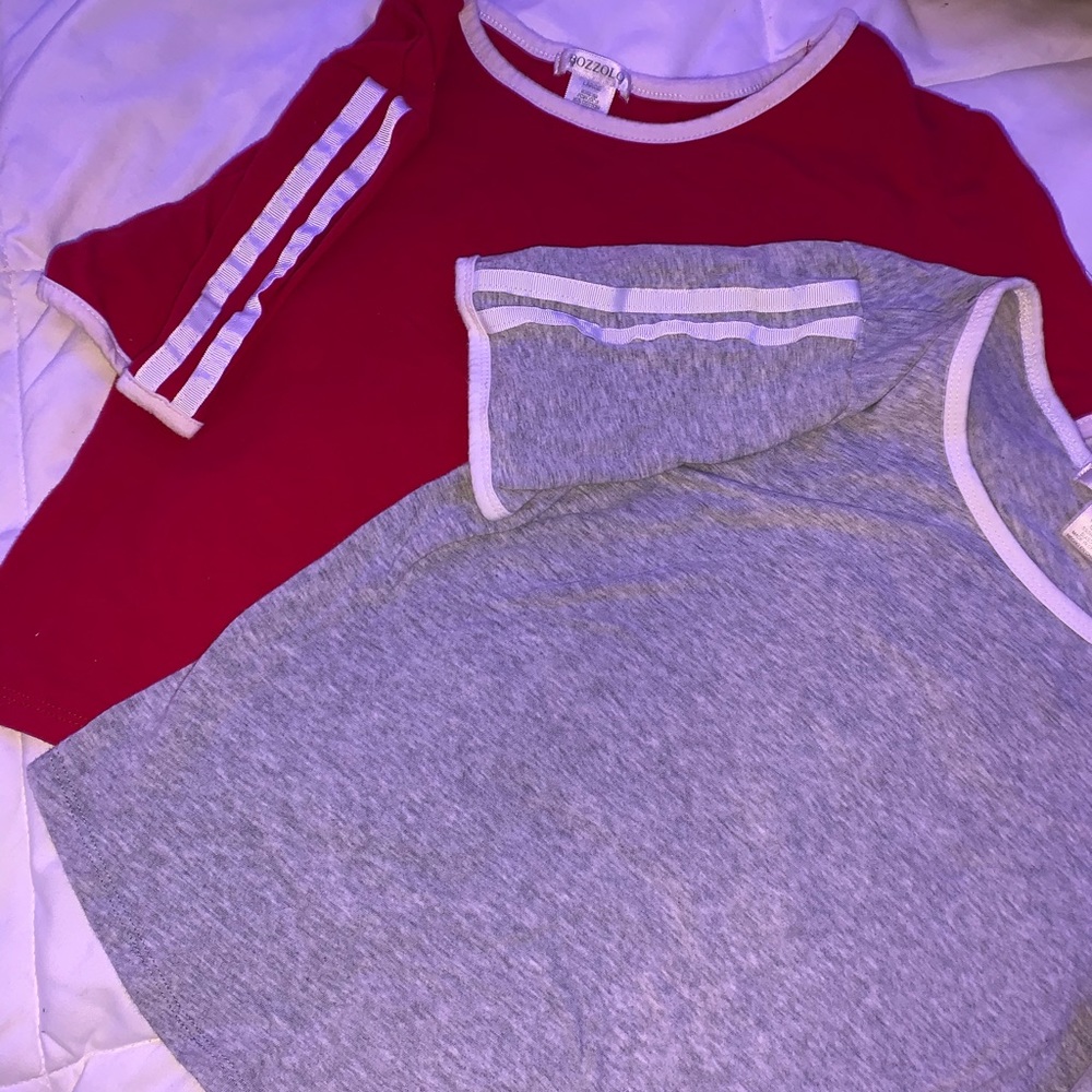 TWO T-SHIRTS